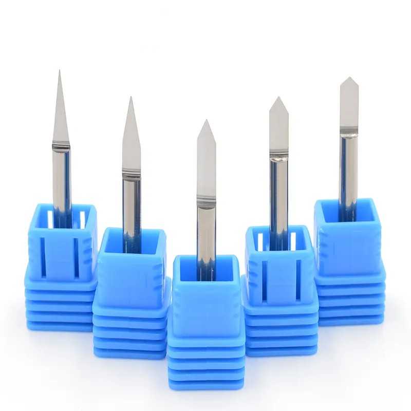 Flat bottom engraving bits