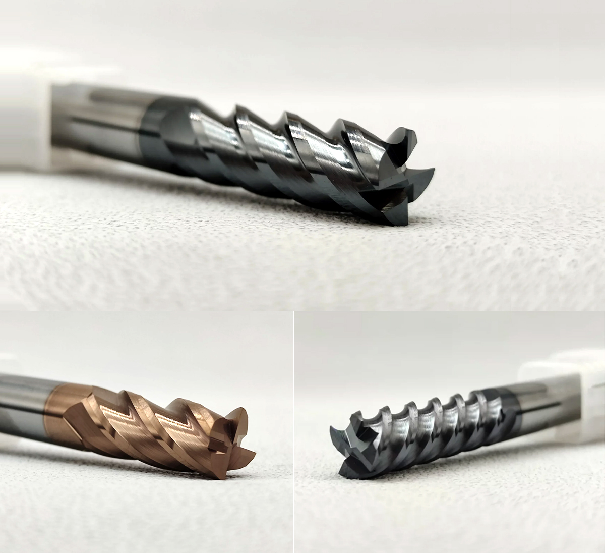 Spiral End Mills 4 Flute Solid Carbide Milling Cutter HRC55 End Mill