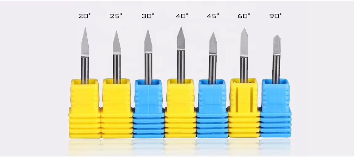 Flat bottom engraving bits