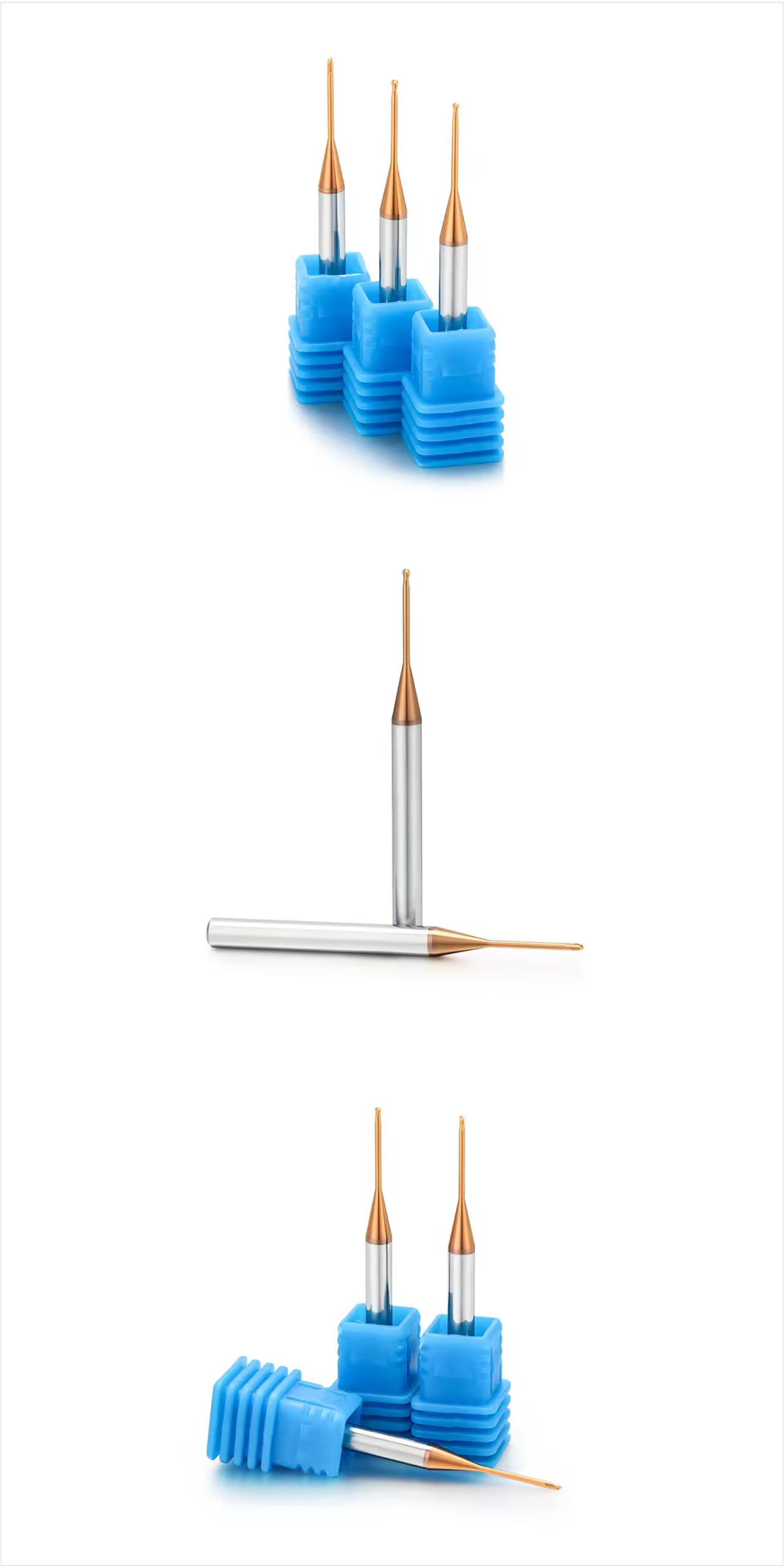 Long-neck Tungsten Carbide Ball Nose End Mill 