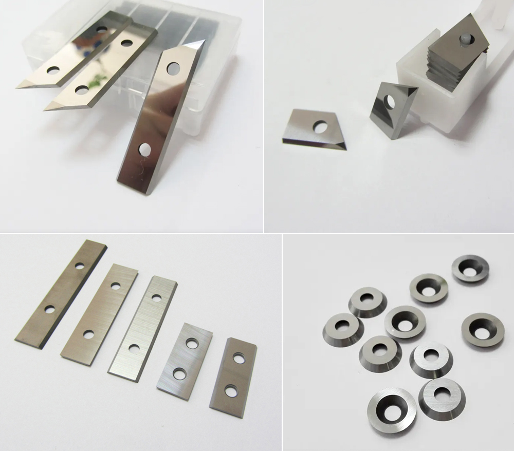  Tungsten Carbide Knife Carbide Reversible Insert Knives for Wood Tools